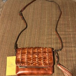Patricia Nash Weave Corfu Crossbody